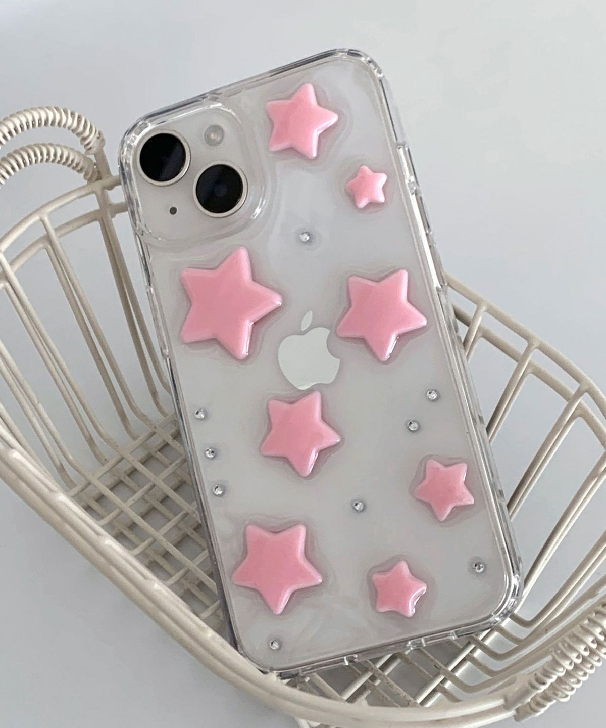 해피고럭키(HAPPYGOLUCKY) Starry night(pink)  레진 핸드폰 케이스
