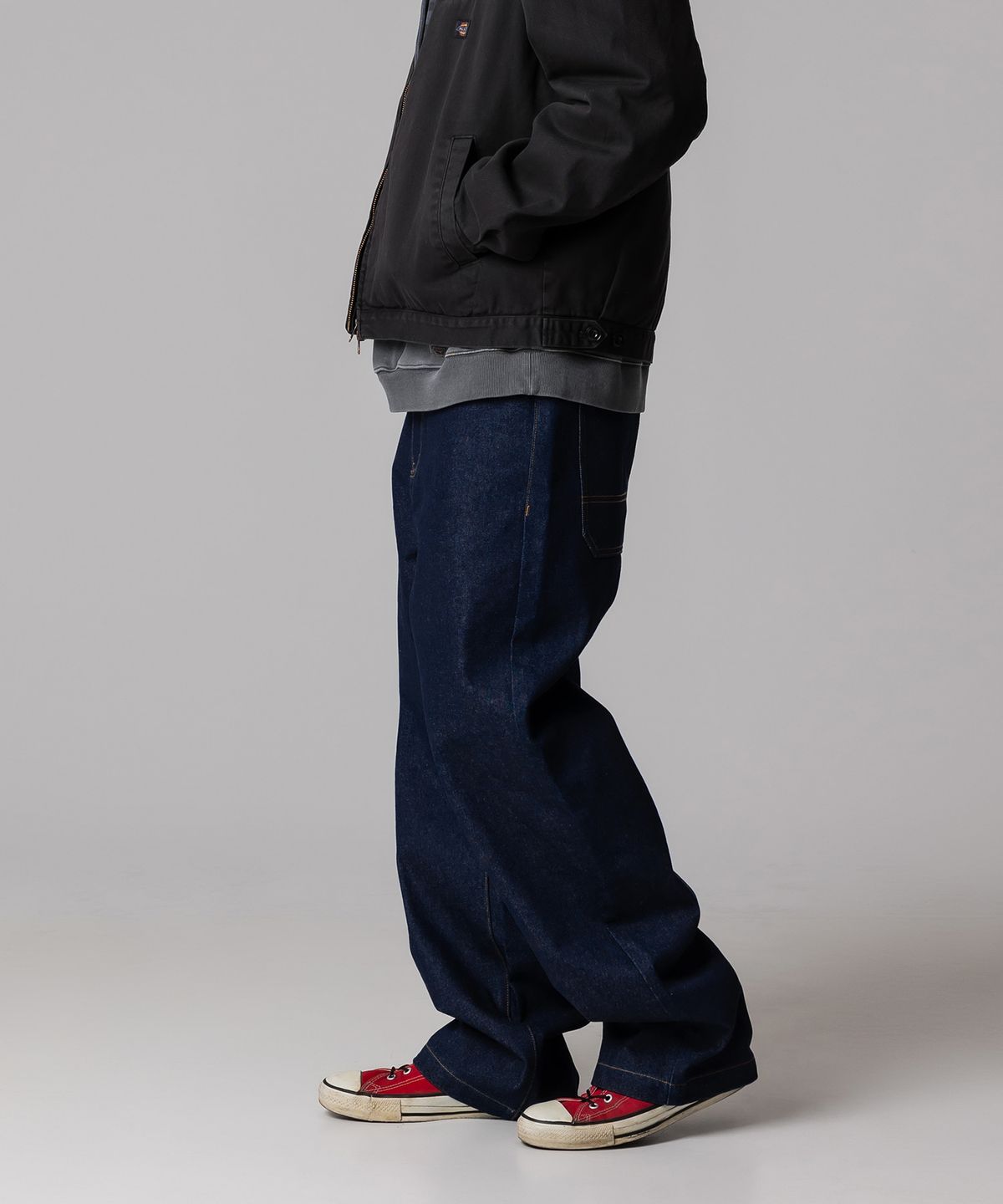 디키즈(DICKIES) 리지드 와이드 데님 Indigo Blue