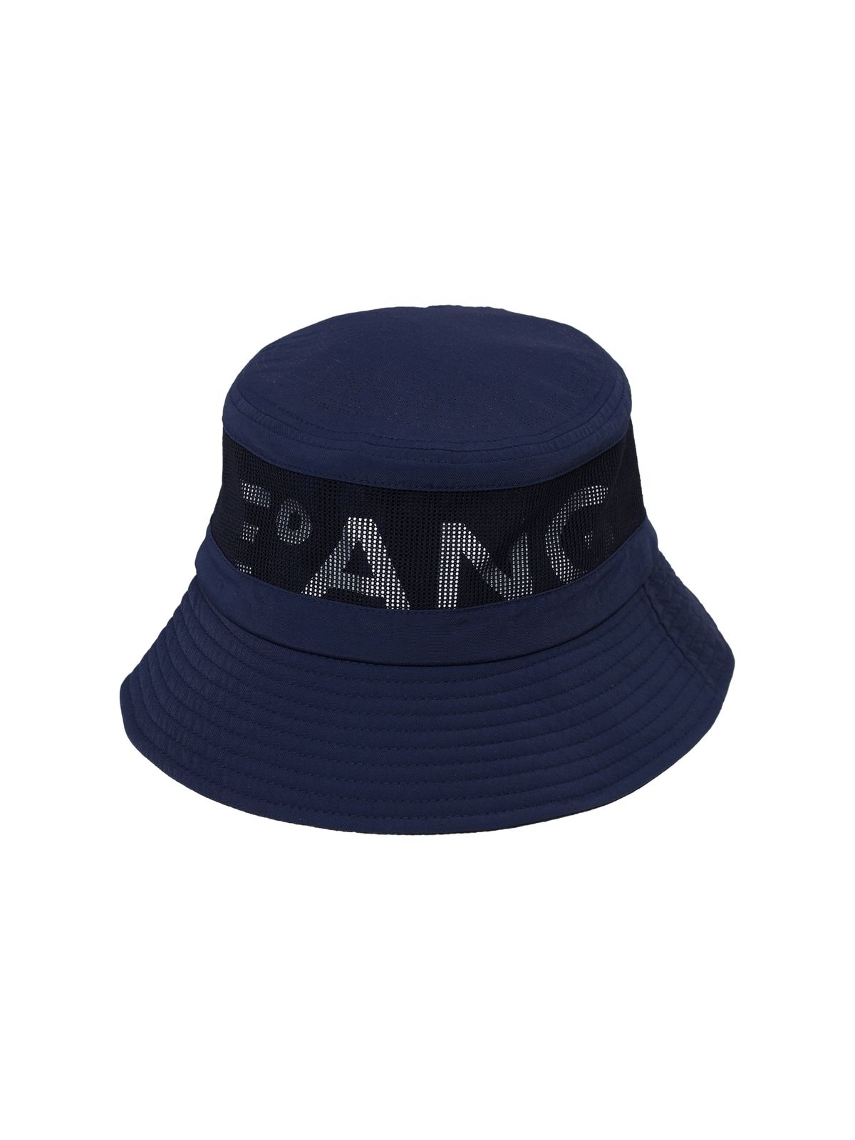 와이드앵글(WIDEANGLE) TO 매쉬 믹스 로고 햇_Navy