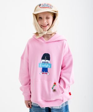 비니 퍼피 후드티 [핑크]