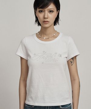 White Angel aura girl top