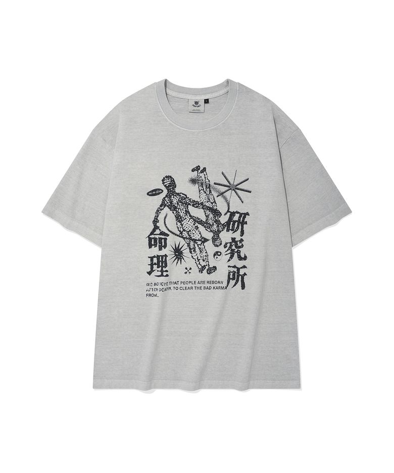LAB PIGMENT T-SHIRT(GRAY)