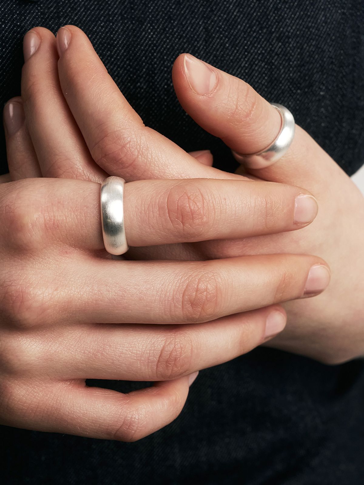 헤이(HEI) matte texture ring