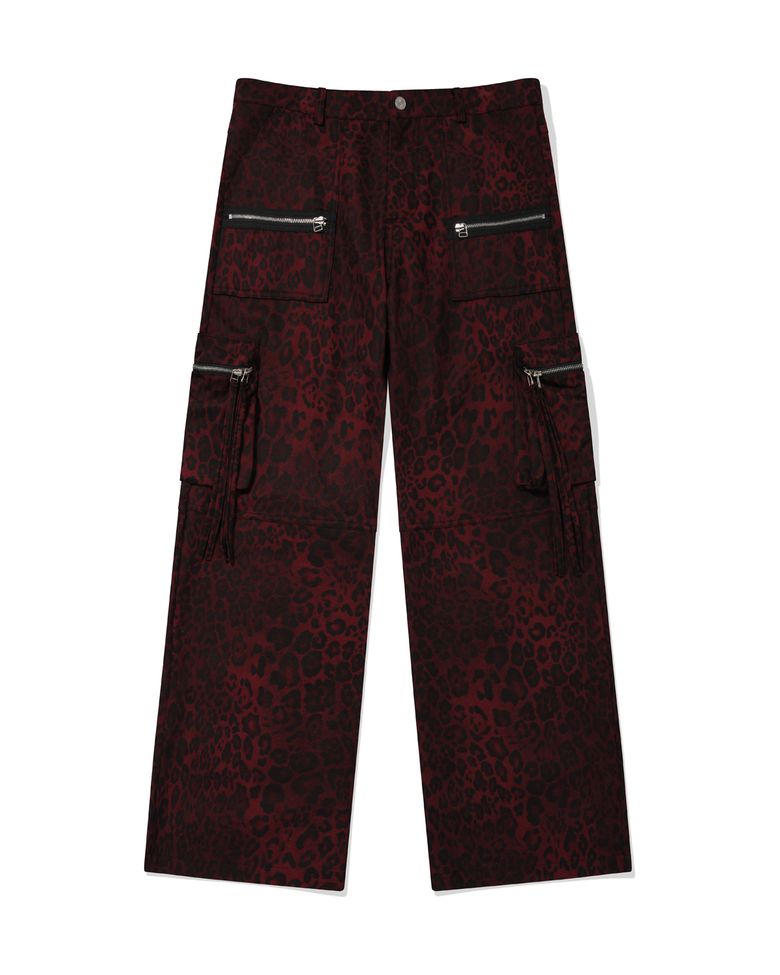 Moldy Versatile Zipper Pants/Burgundy