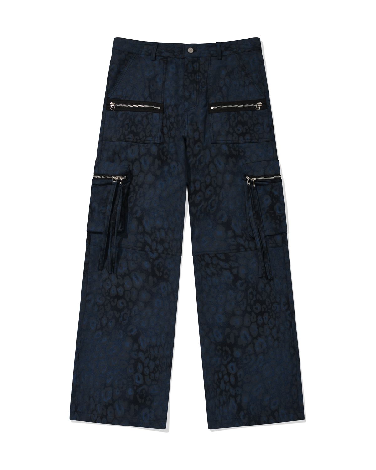 포스333(PHOS333) Moldy Versatile Zipper Pants/Blue