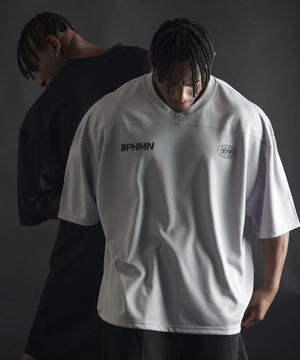 [2PACK] 오버핏 럭비 저지 숏 슬리브 (3COLOR)