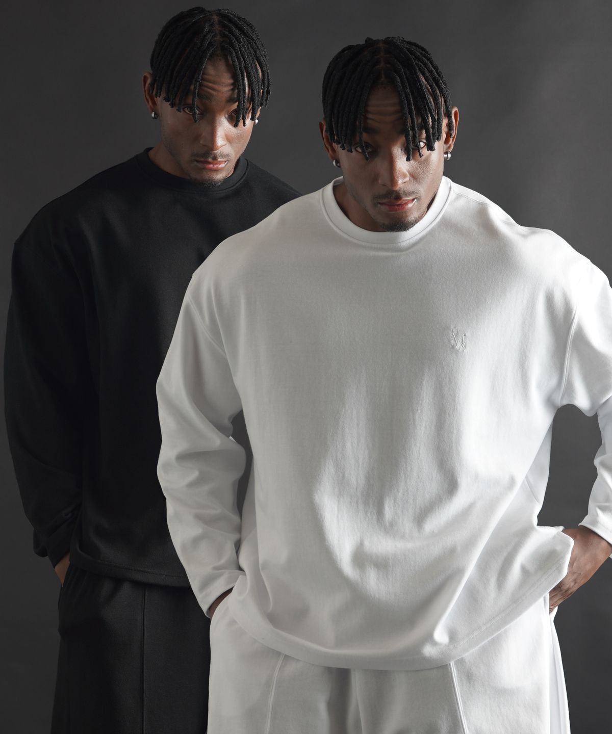 페르메논(PHERMENON) [2PACK] 에센셜 오버핏 롱 슬리브 (3COLOR)