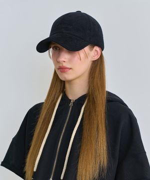 CORDUROY BALLCAP BK