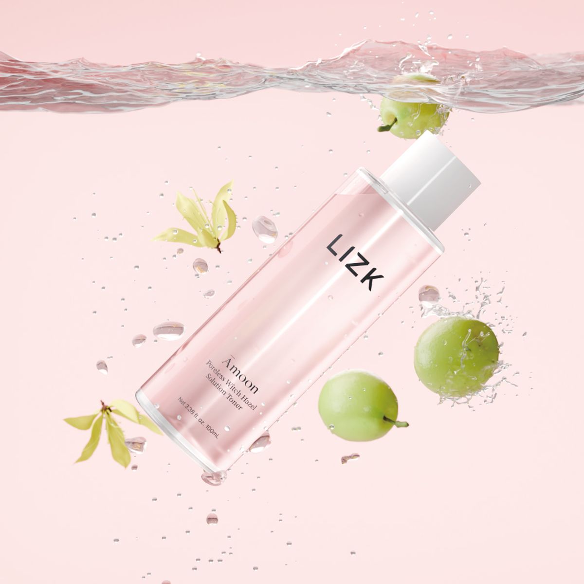 리즈케이(LIZK) 에이문 포어리스 위치하젤 솔루션 토너 100ml
