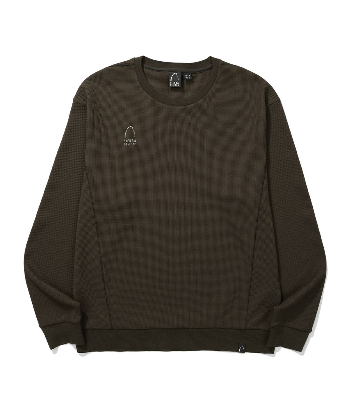 시에라디자인(SIERRA DESIGNS) 디오라이트(DIORITE) 오리지널 로고 맨투맨 BROWN