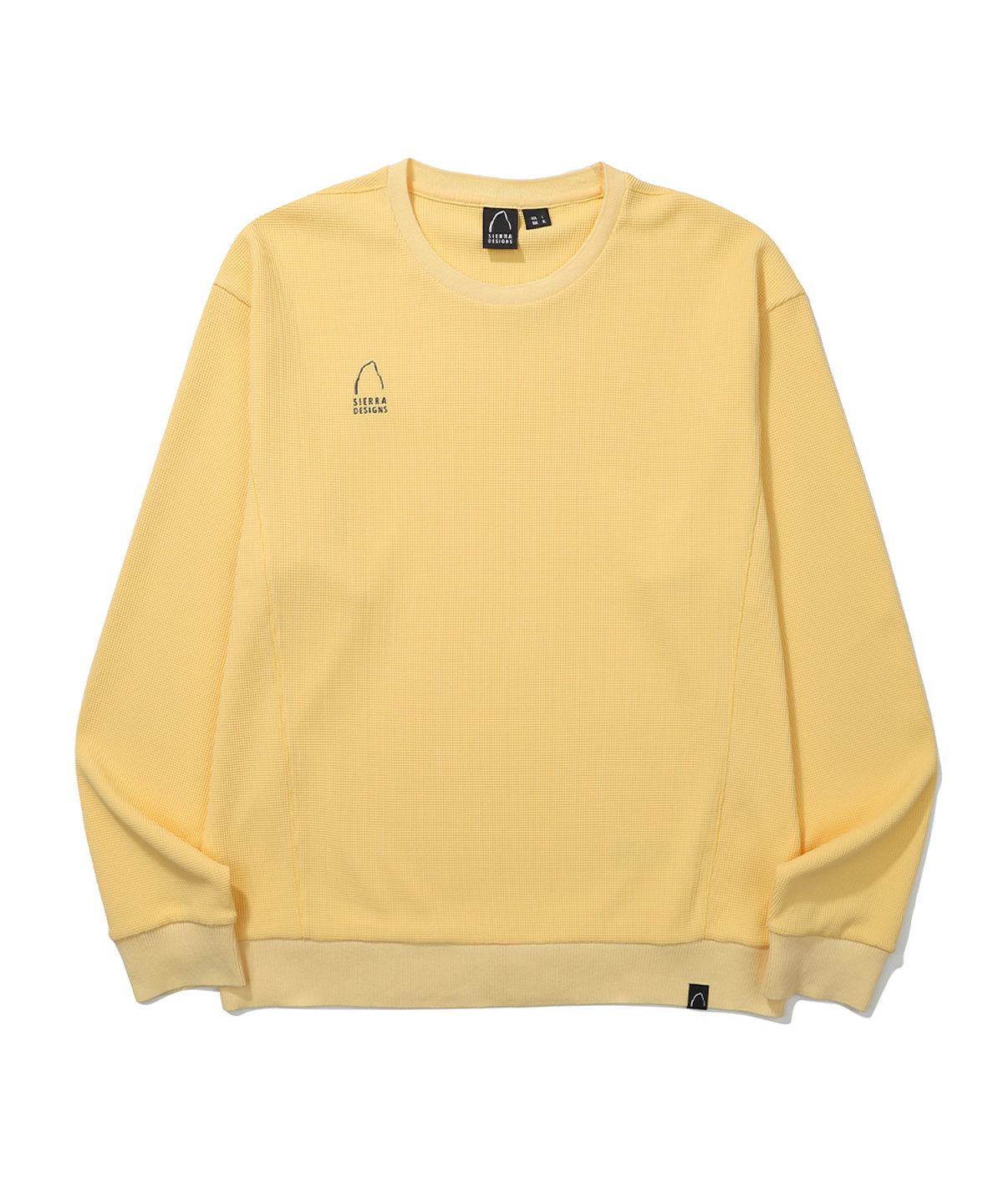 시에라디자인(SIERRA DESIGNS) 디오라이트(DIORITE) 오리지널 로고 맨투맨 YELLOW