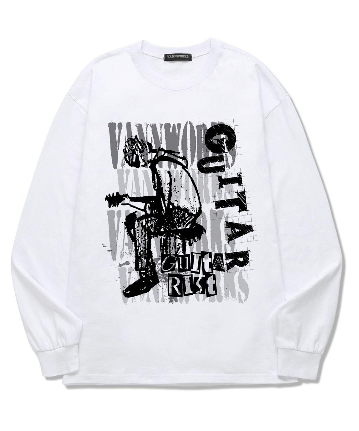 밴웍스(VANNWORKS) GUITAR 롱슬리브 (VLS0203) 화이트