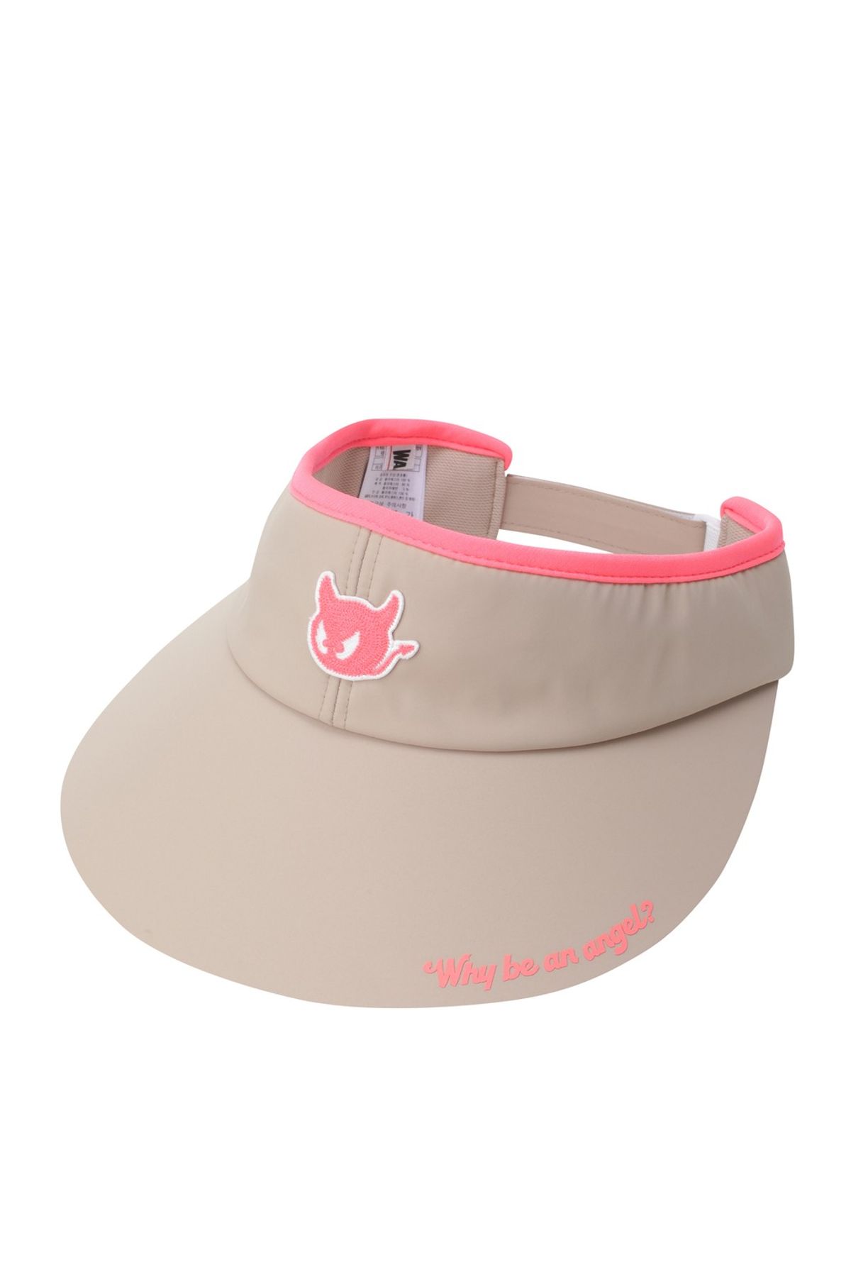 왁(WAAC) Women Flower Wide Visor_WGRCX25213BEX