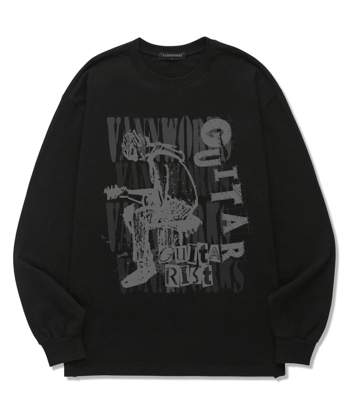 밴웍스(VANNWORKS) GUITAR 롱슬리브 (VLS0203) 블랙