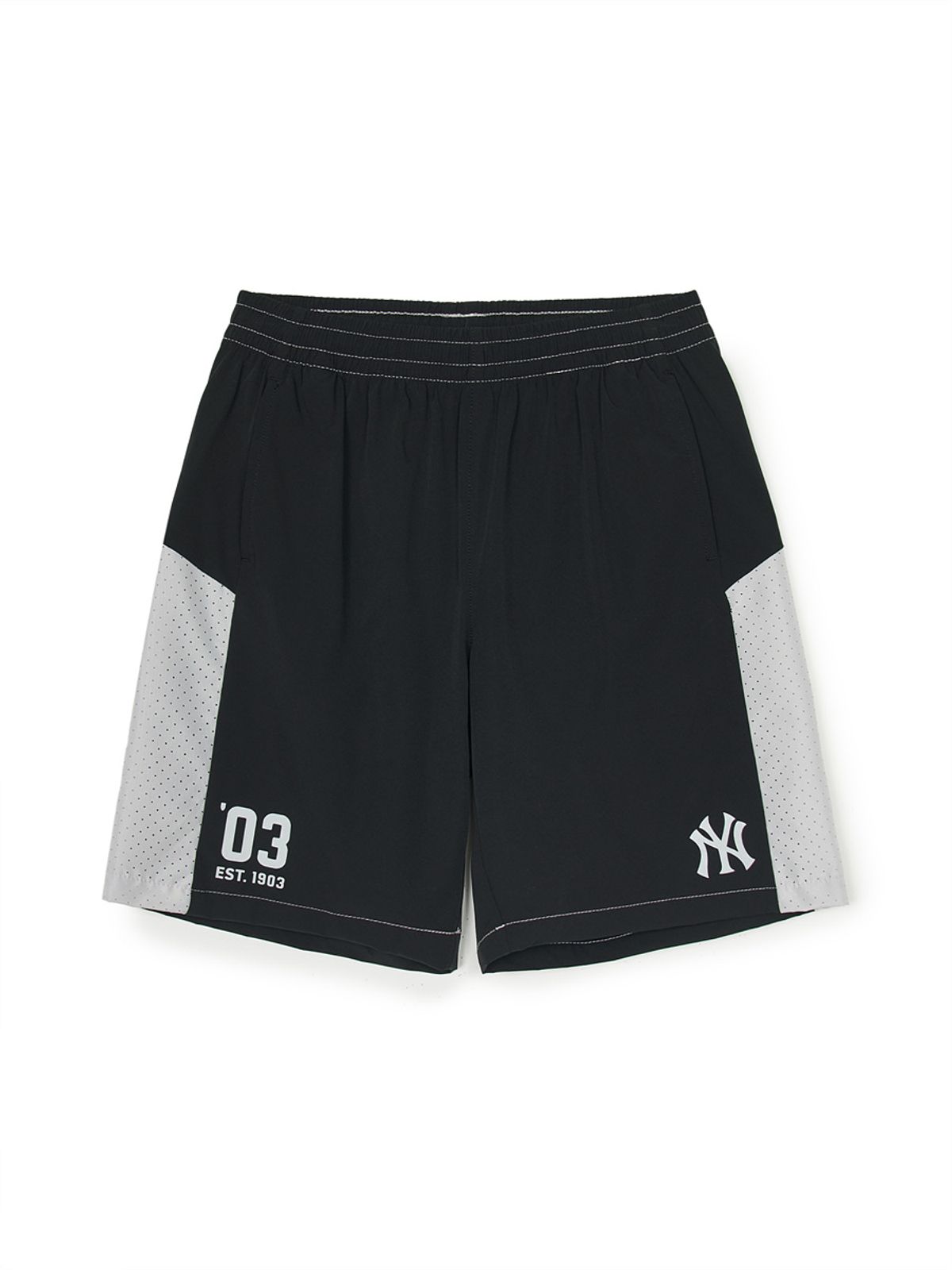 엠엘비 키즈(MLB KIDS) 바시티 블럭코어 우븐 팬츠 NY (Black)