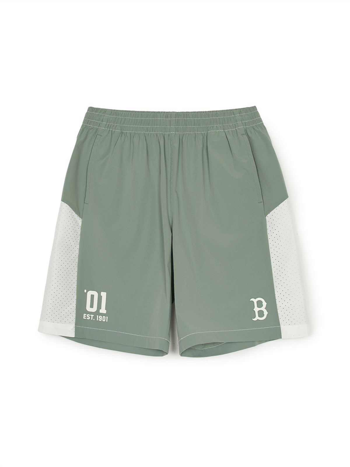 엠엘비 키즈(MLB KIDS) 바시티 블럭코어 우븐 팬츠 BOS (Mg.Khaki)