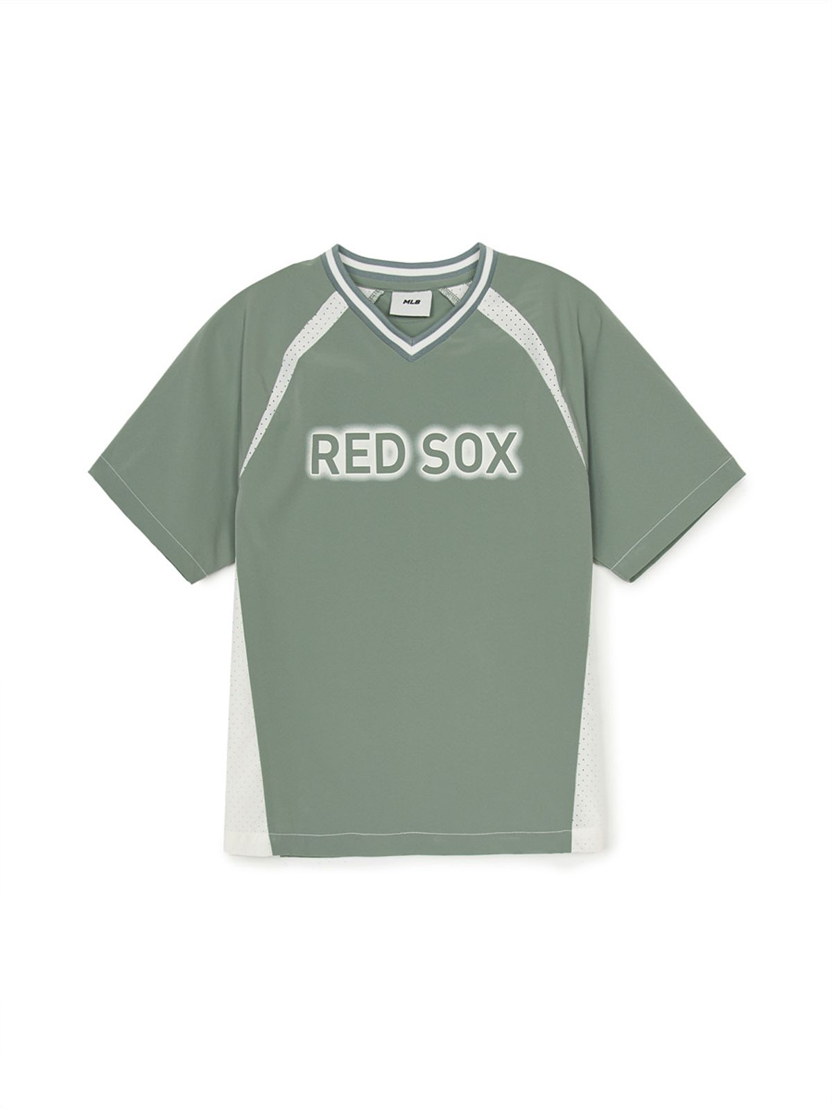 엠엘비 키즈(MLB KIDS) 바시티 블록코어 티셔츠 BOS (Mg.Khaki)