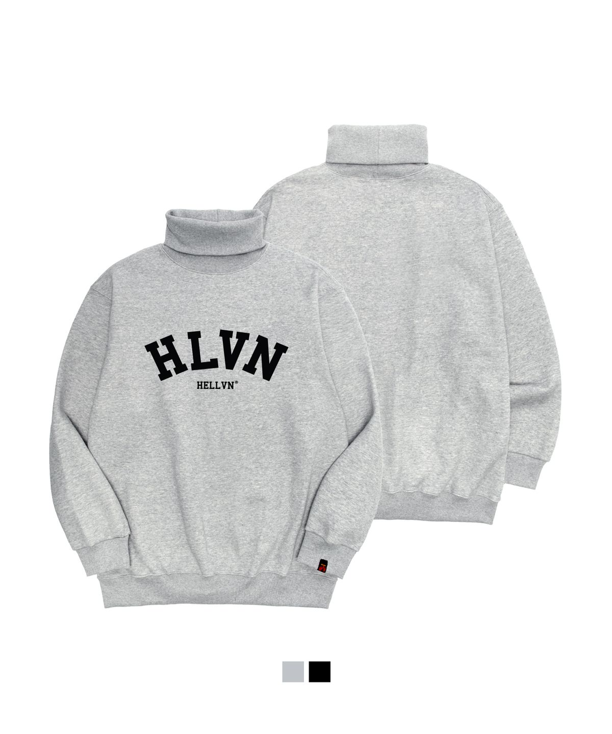 헬븐(HELLVN) H/V HLVN 베이직 기모 목폴라 (SAN4-4HV026)