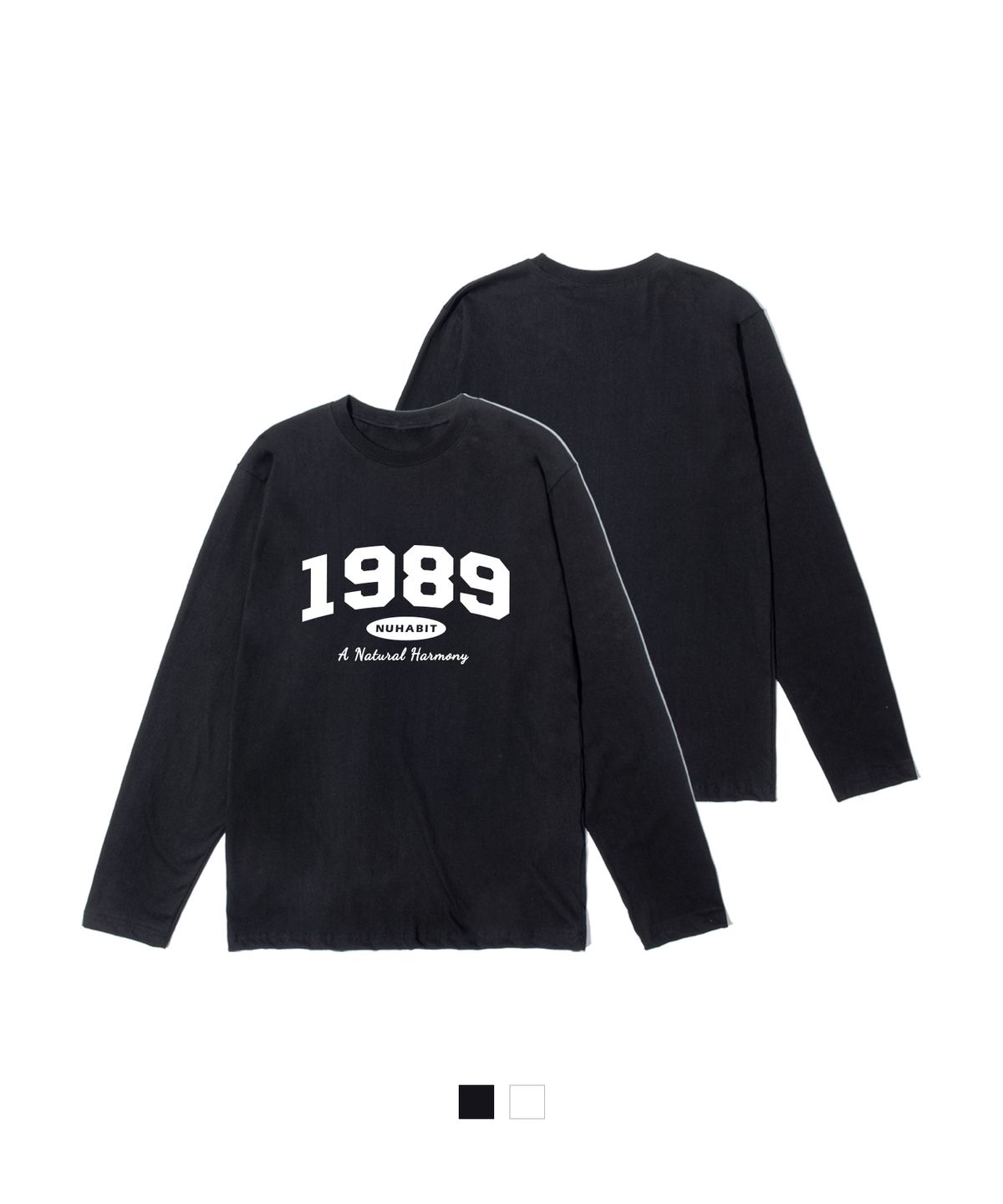뉴해빗(NUHABIT) N/H DAILY CLOTHES 베이직 긴팔 티셔츠 (SBL2-4NH1191)
