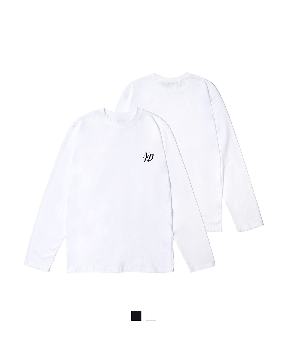 뉴해빗(NUHABIT) N/H SMALL SECTIONS 베이직 긴팔 티셔츠 (GBL2-2NH1110)
