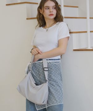 보니타 숄더 크로스백 - Gray