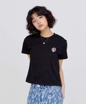 SYMBOL 1989 우먼 크롭핏 반팔(SCSSTD-0100)