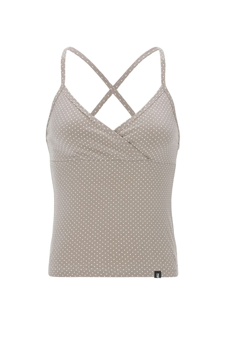 DOT CAMISOLE-BEIGE