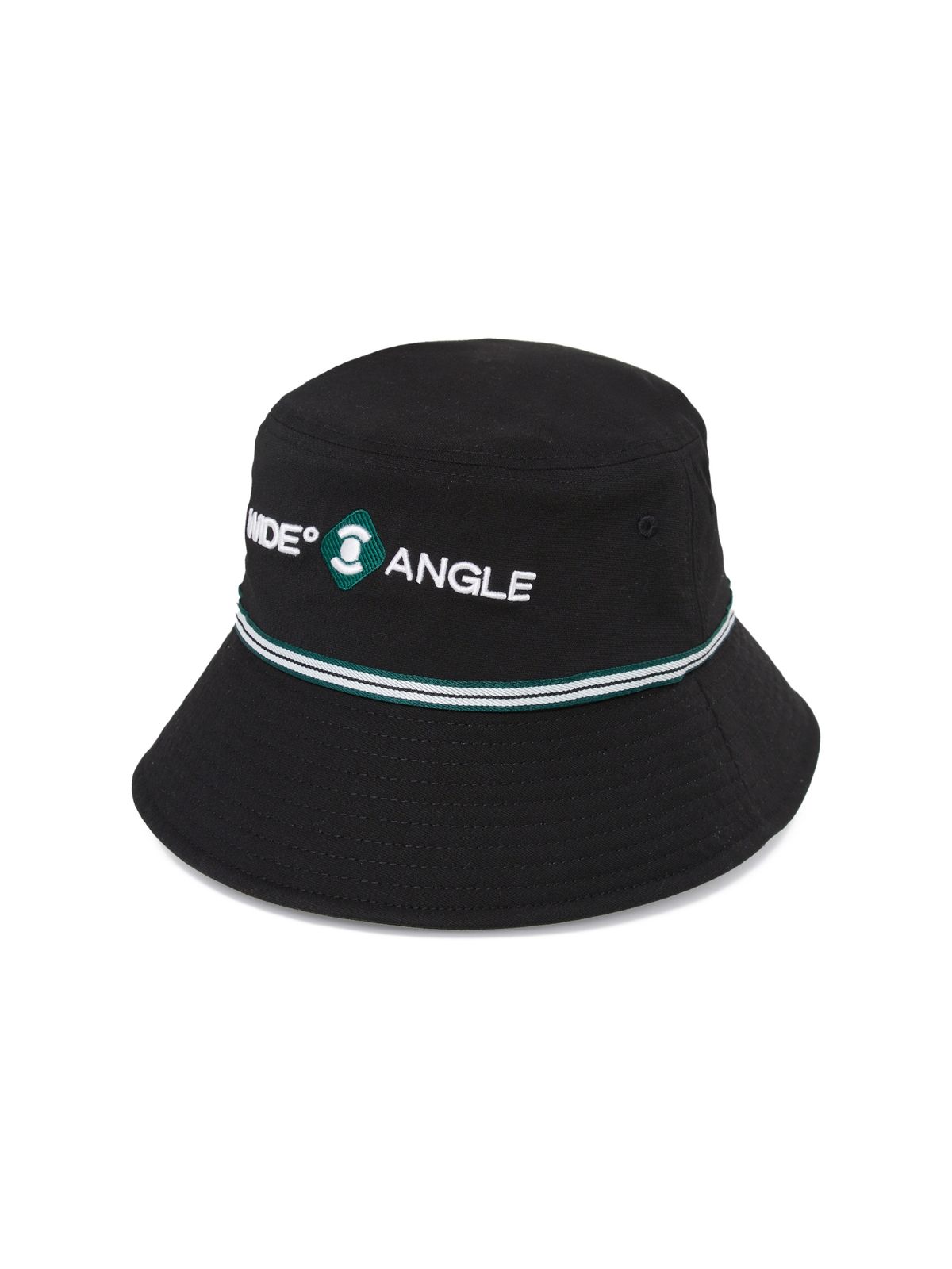 와이드앵글(WIDEANGLE) CO 배색 테잎 포인트 햇_Black