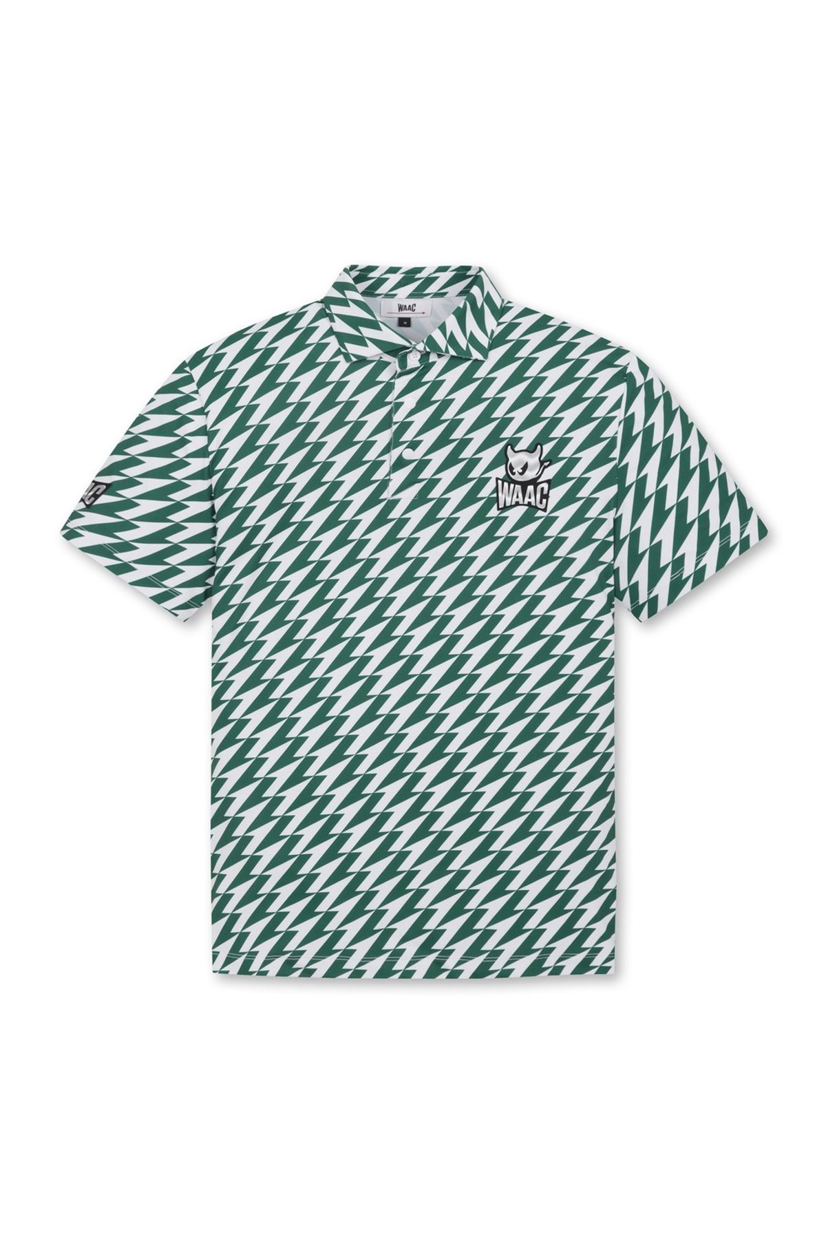 왁(WAAC) PLAYER S EDITION Men Arrow Print SS Polo_WMTCM25903GRX
