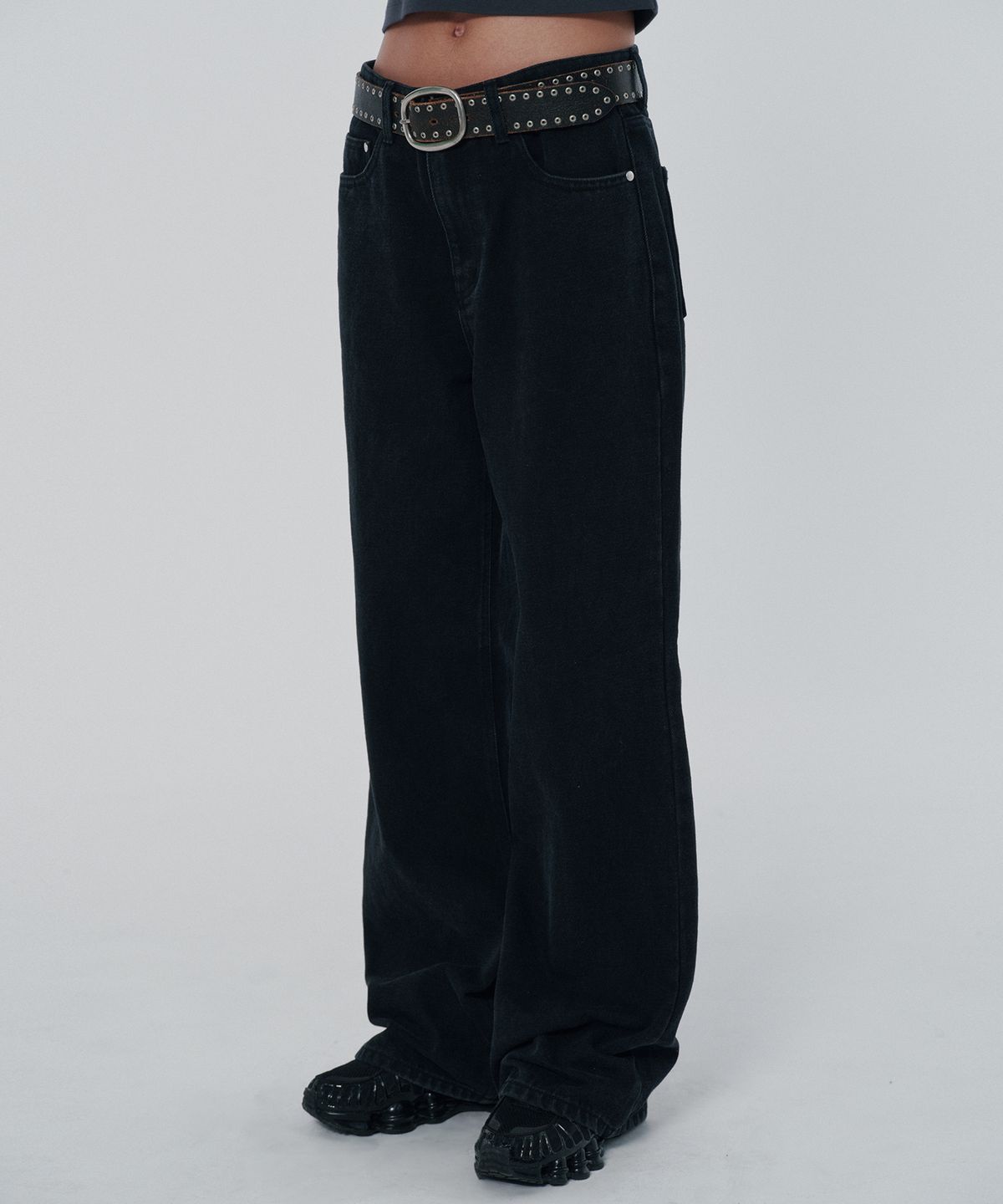 스웨이드(SUADE) VINTAGE BOOTCUT DENIM [BLACK]