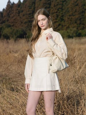 ALRU basic cotton shirt_2colors