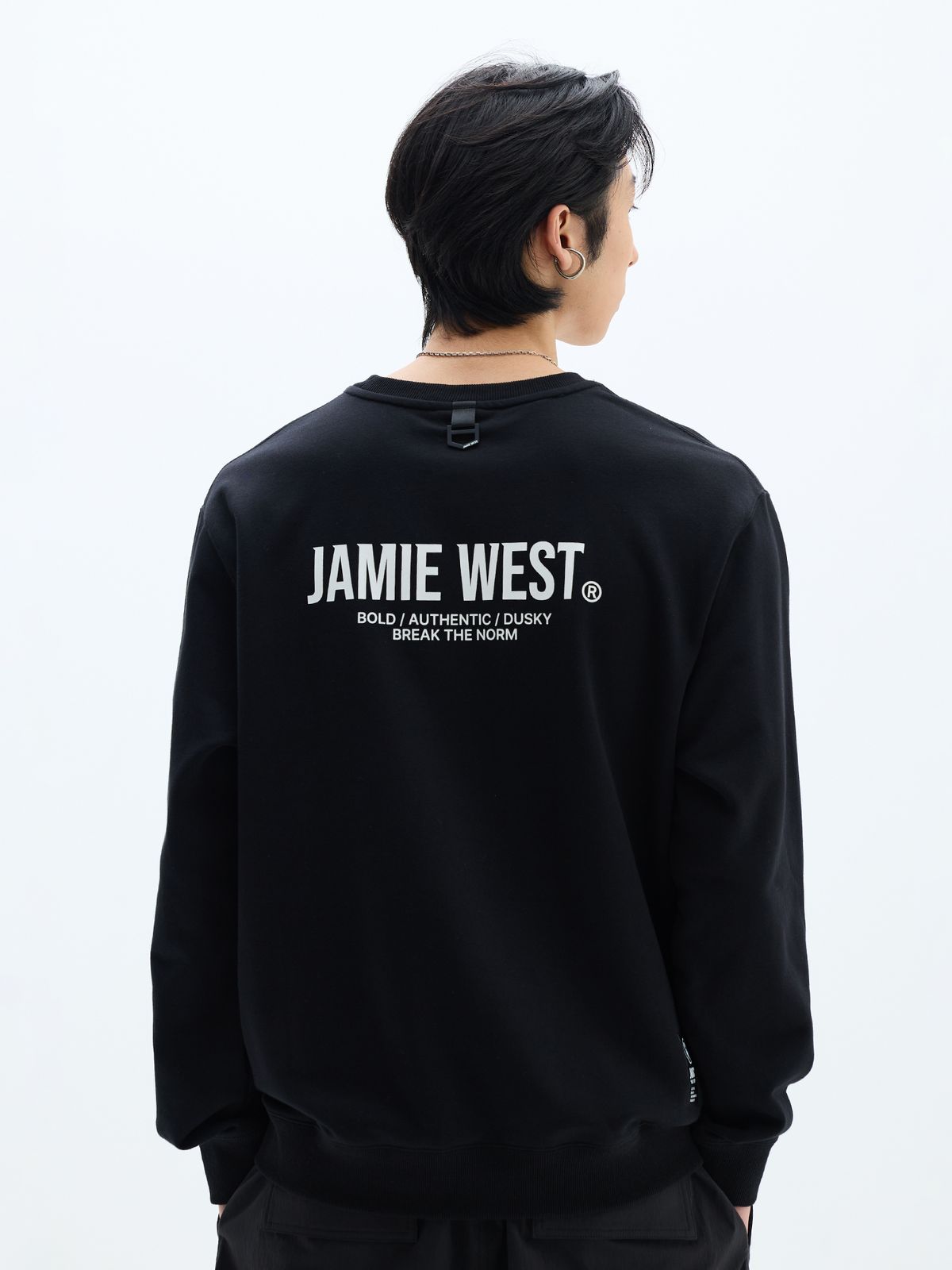 제이미웨스트(JAMIE WEST) JW 에센셜 스웻셔츠 (블랙)