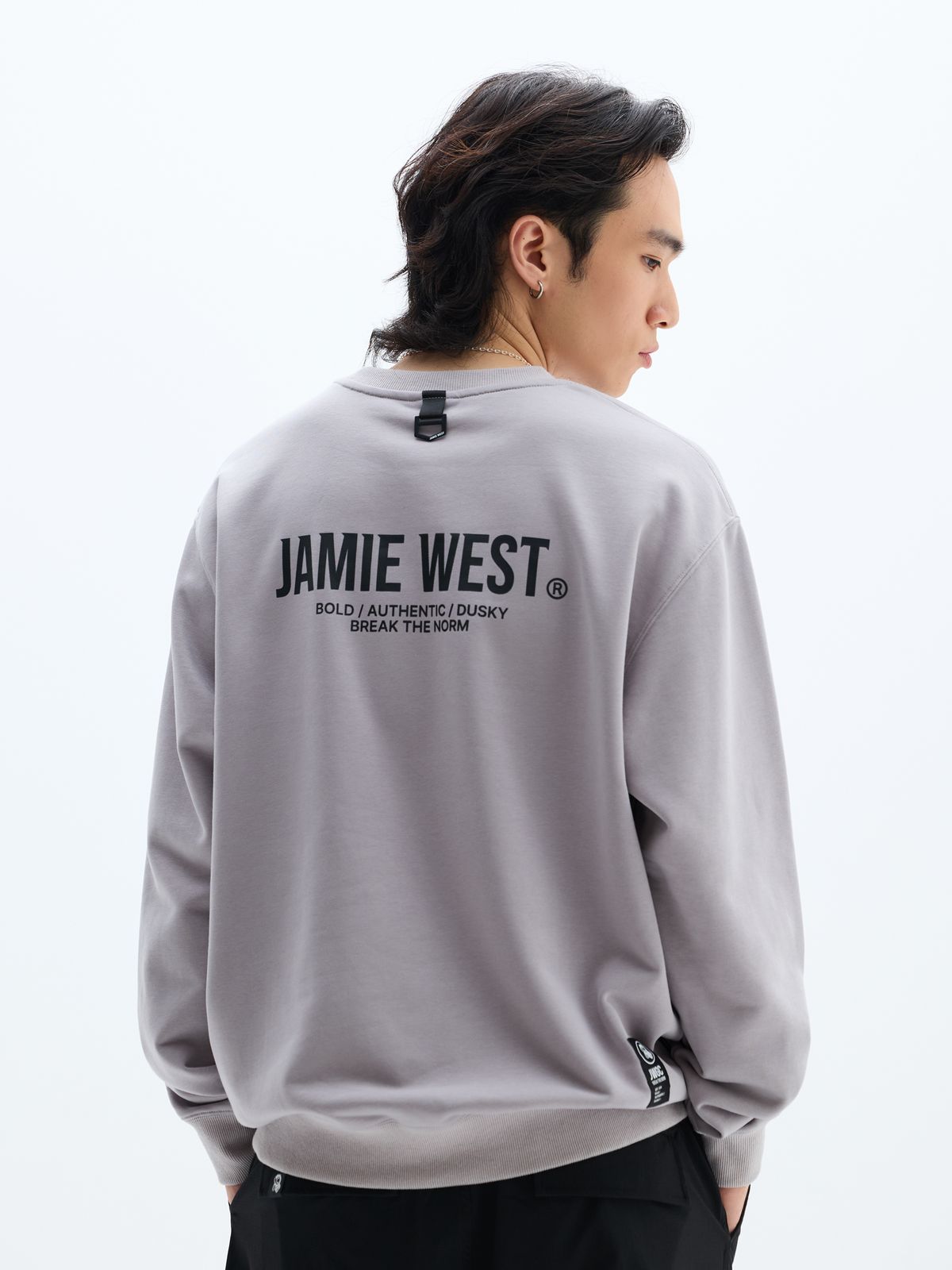 제이미웨스트(JAMIE WEST) JW 에센셜 스웻셔츠 (그레이)