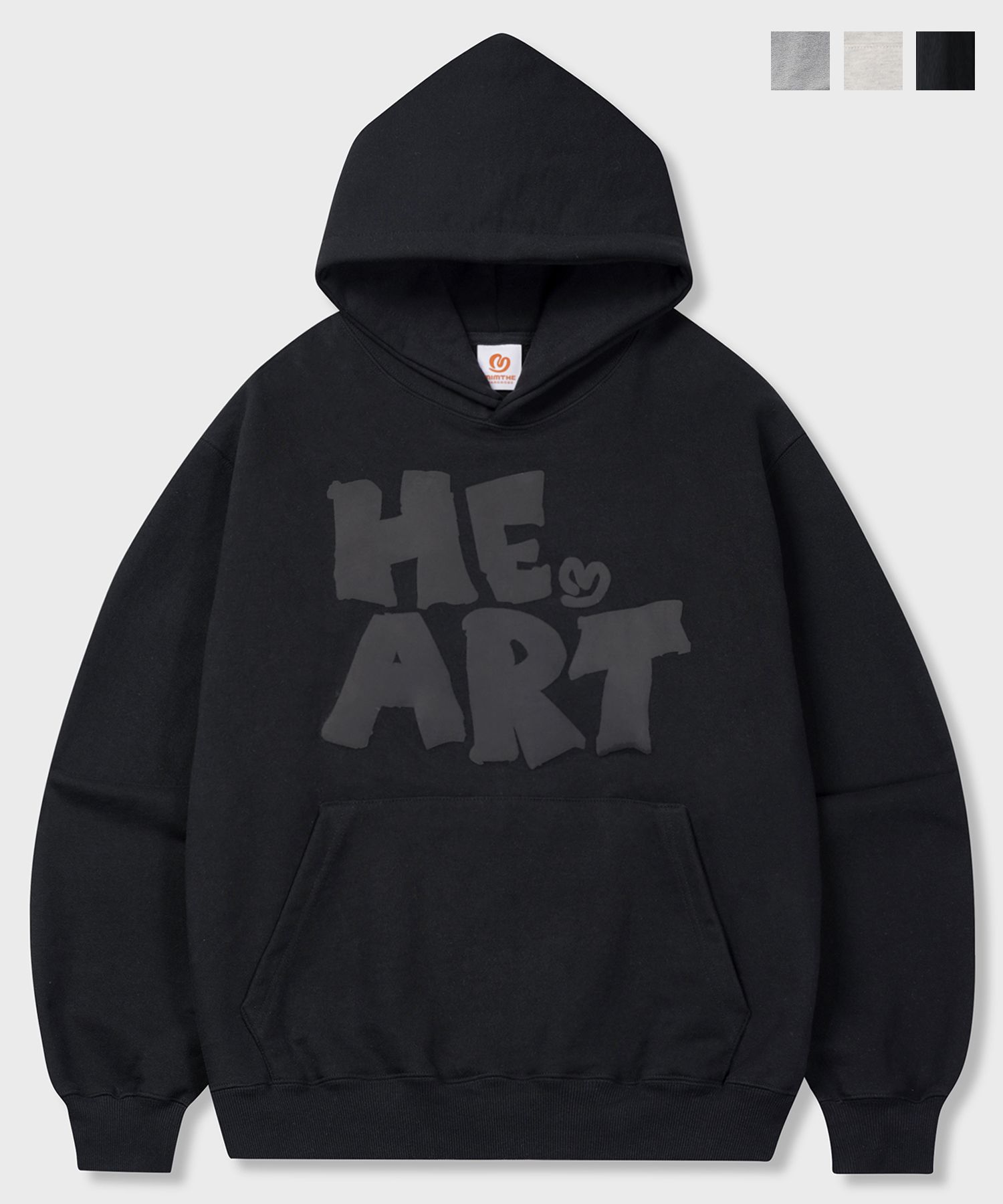 パーカー・フーディ [MIM the wardrobe] One heart hoodie MUSINSA | MIMTHEWARDROBE One Heart Hoodie_Black