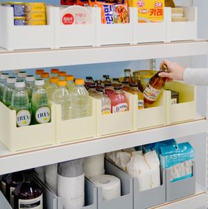 와이드 팬트리 수납정리함 대형 6개