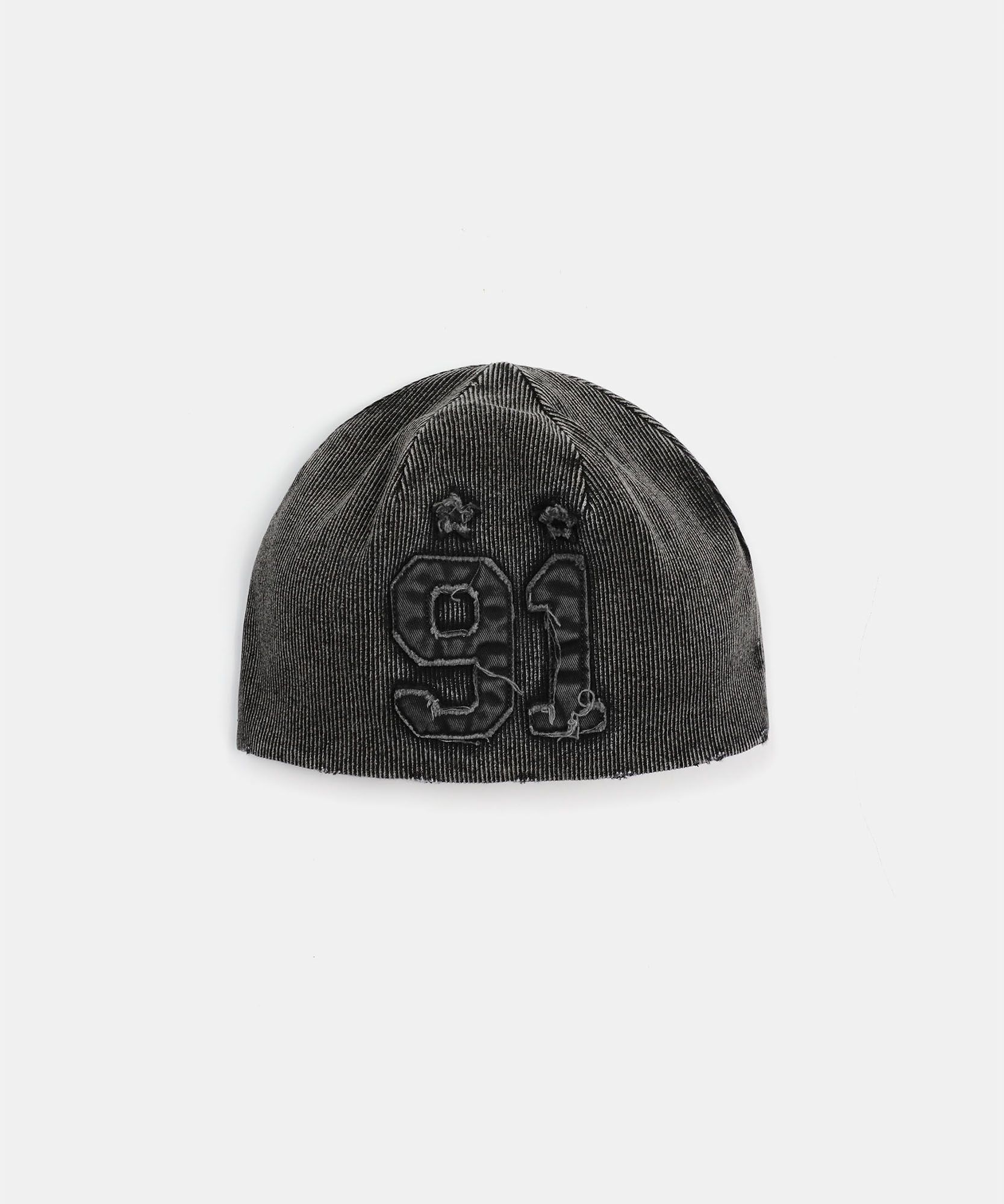 ニットキャップ・ビーニー BADBLOOD Rusty denim beanie 5BFM264 MUSINSA | BADBLOOD Rusty Denim Beanie - Black