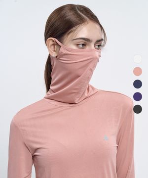 올커버 여성 마스크넥 골프 쿨링 긴팔 티셔츠 5 Colors