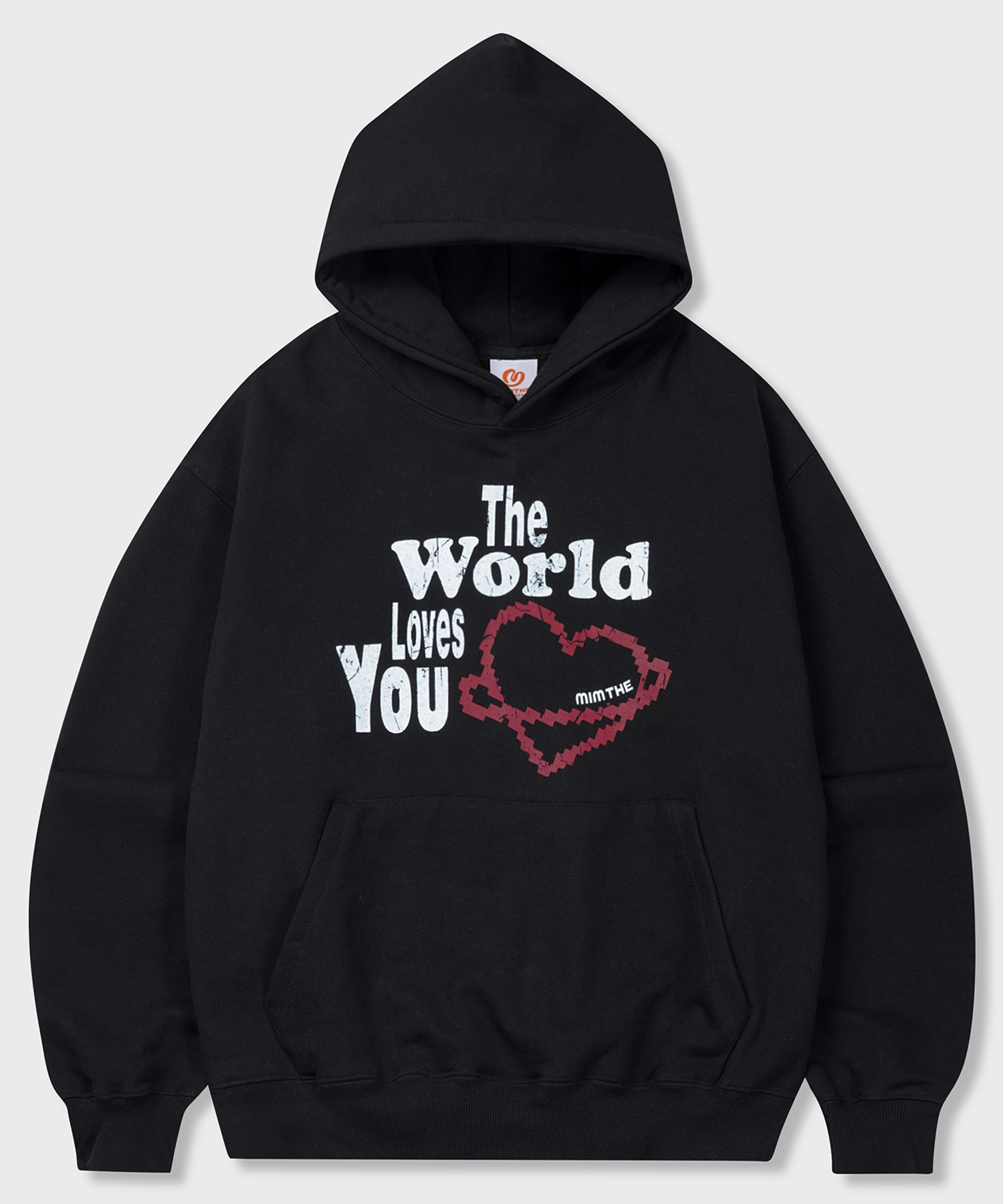 パーカー・フーディ [MIM the wardrobe] Love Planet hoodie MUSINSA | MIMTHEWARDROBE Love Planet Hoodie_Black