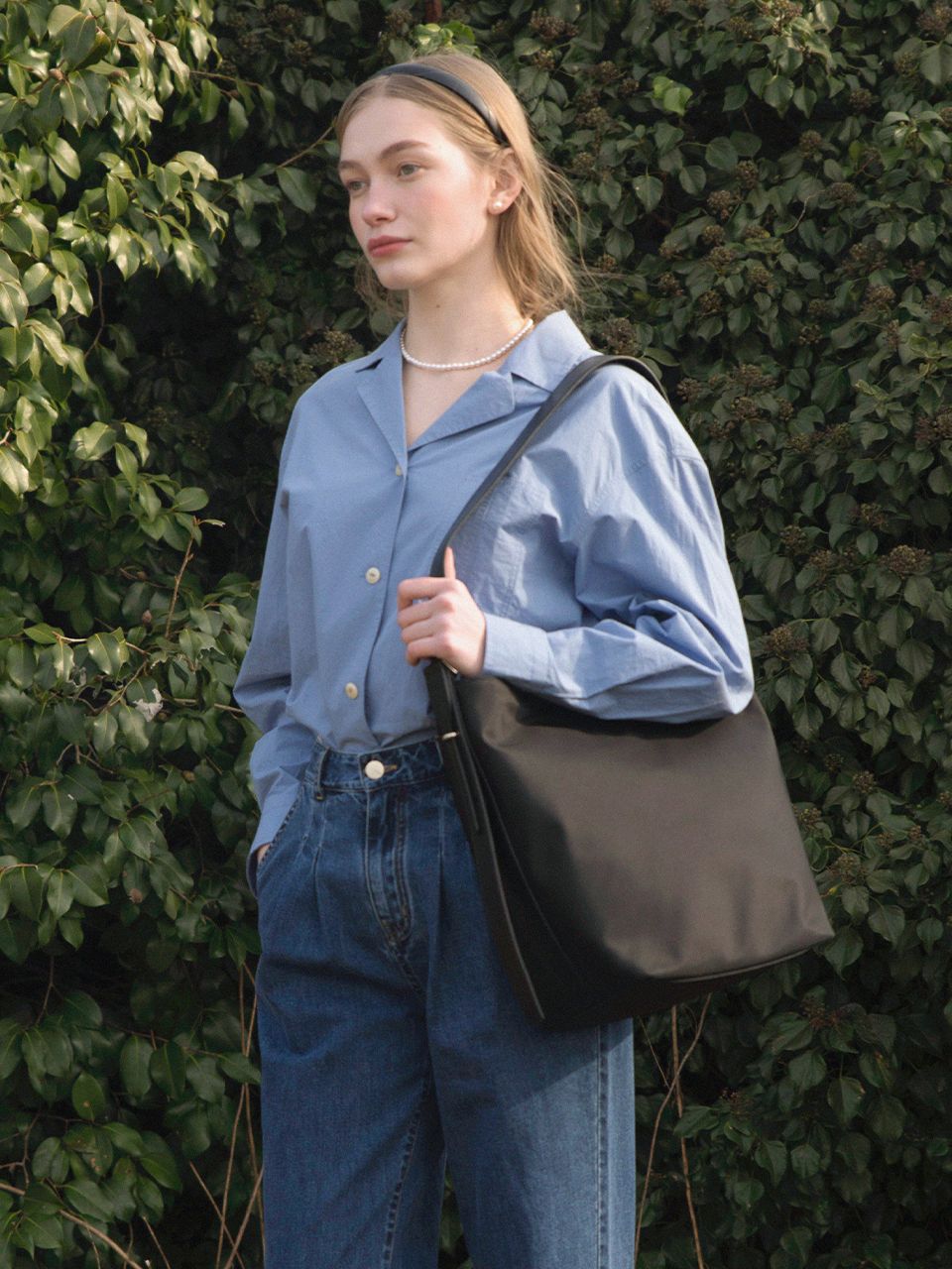 Lenina ♥ CARRY shoulder bag /追跡付 Lenina】サナ着用 FLORlA shoulder cross bag_black☆追跡付