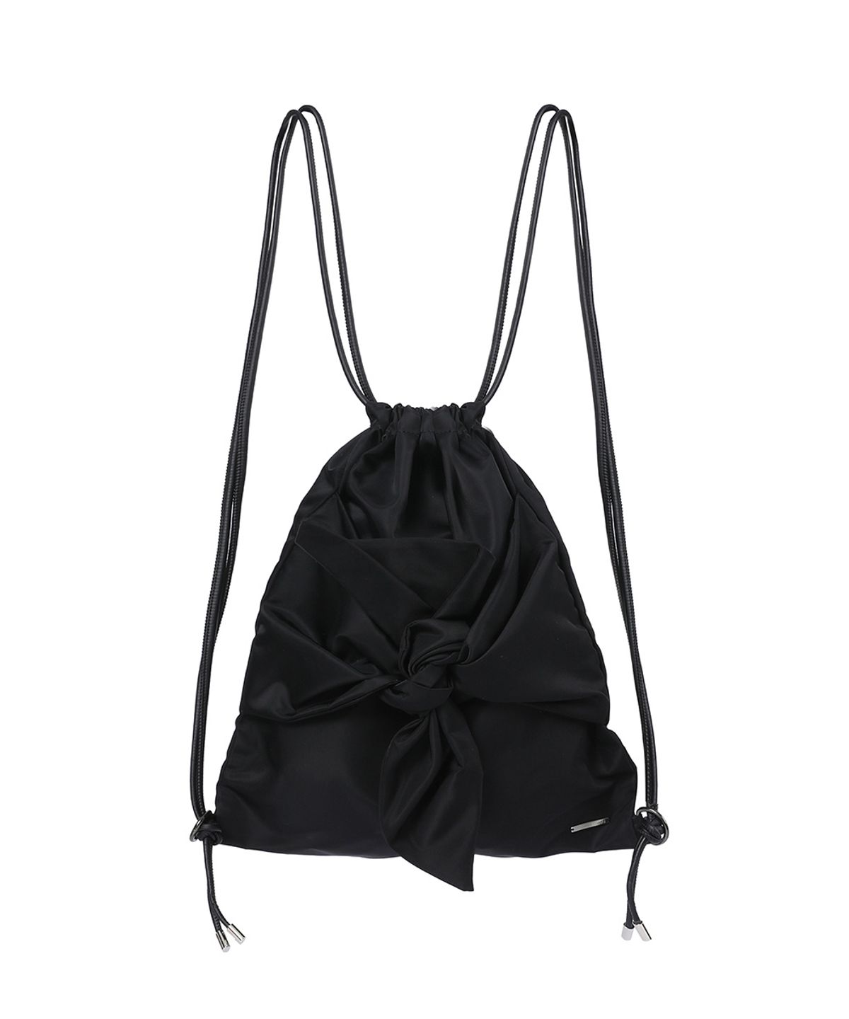 미세키서울(MISEKI SEOUL) Tie-up drawstring bag BLACK