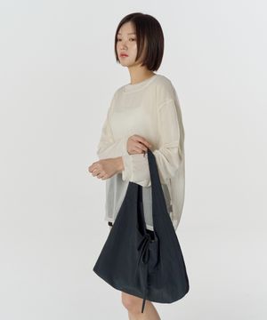 Simple Hobo bag (Charcoal)