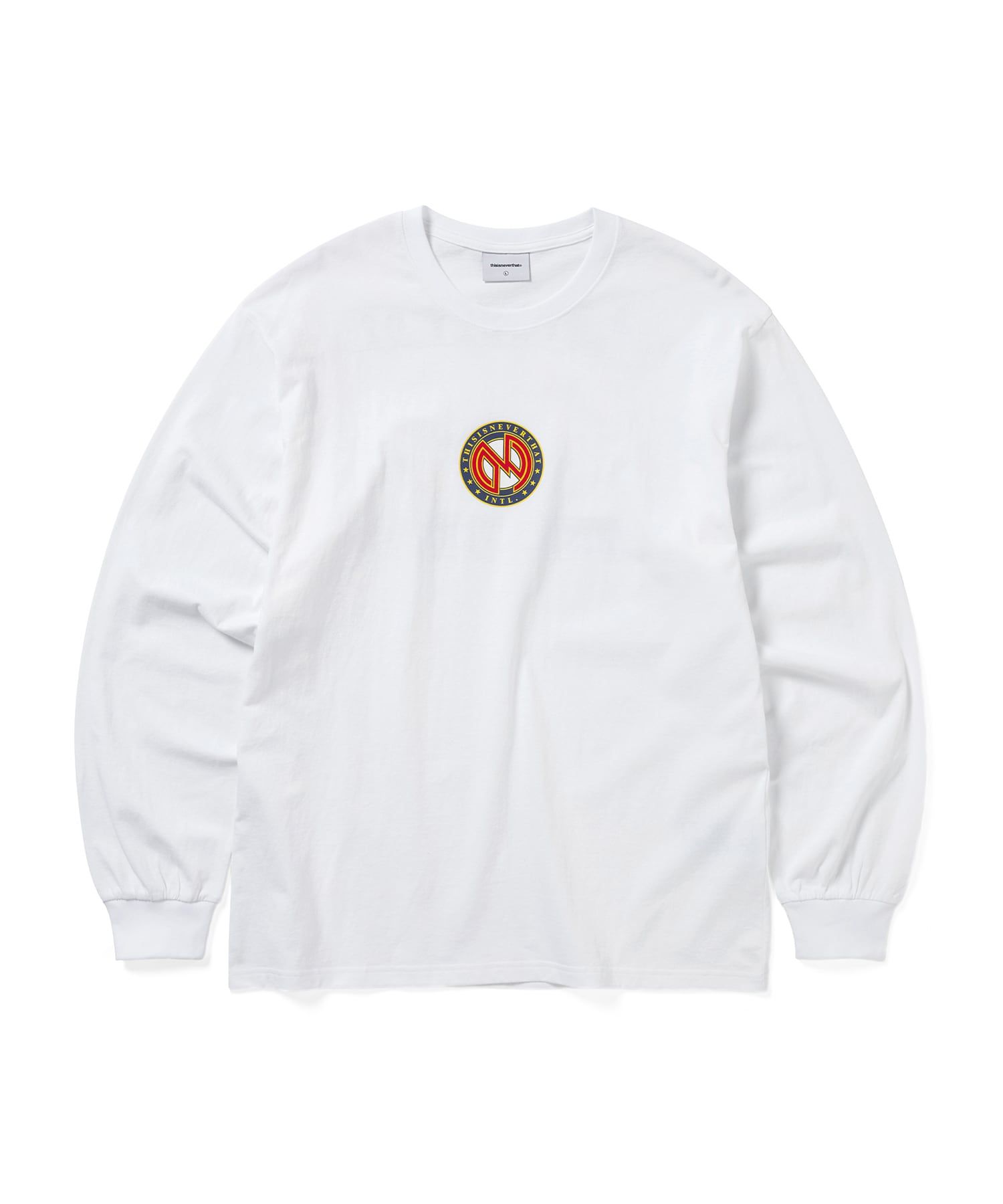 【THISISNEVERTHAT】Monogram L/S Tee White MUSINSA公式 | thisisneverthat® Monogram L/S Tee White