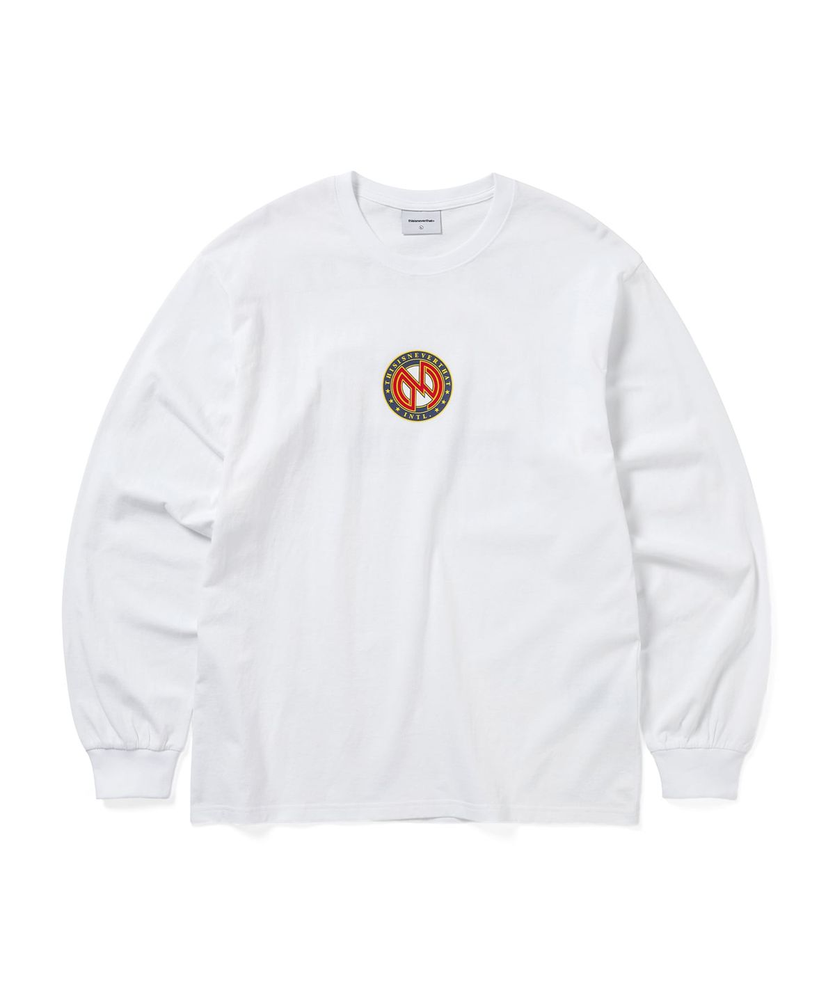 디스이즈네버댓(THISISNEVERTHAT) Monogram L/S Tee White