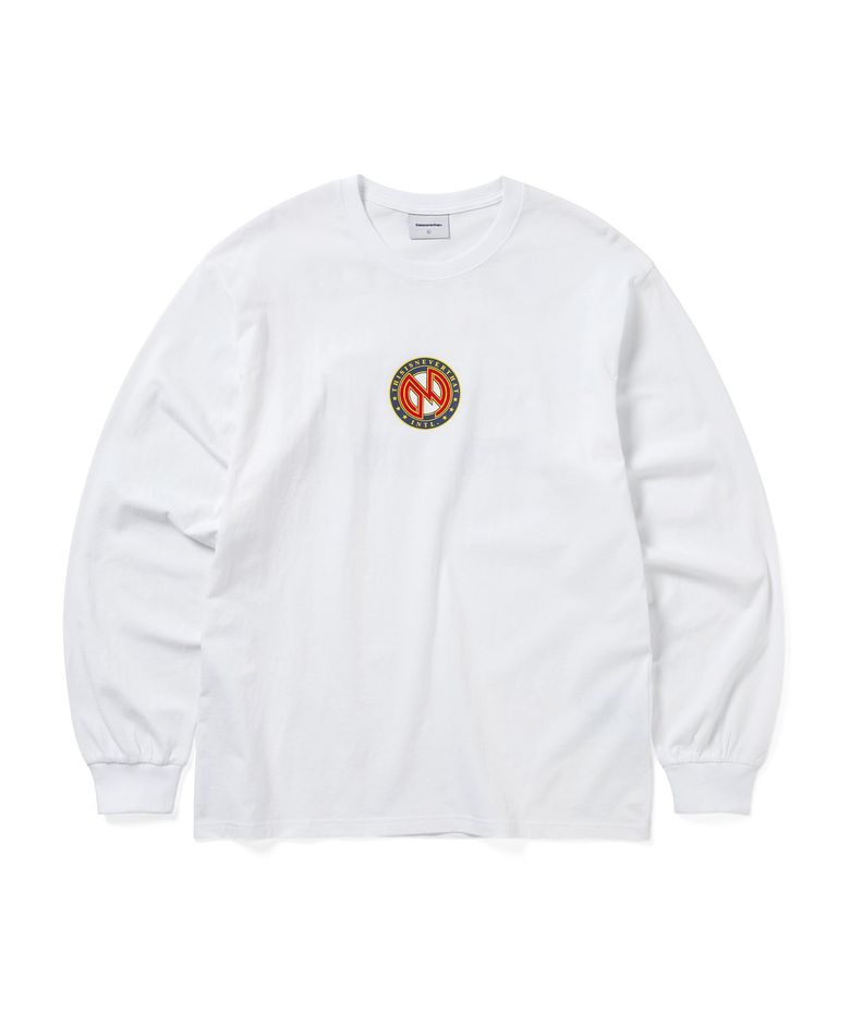 Monogram L/S Tee White