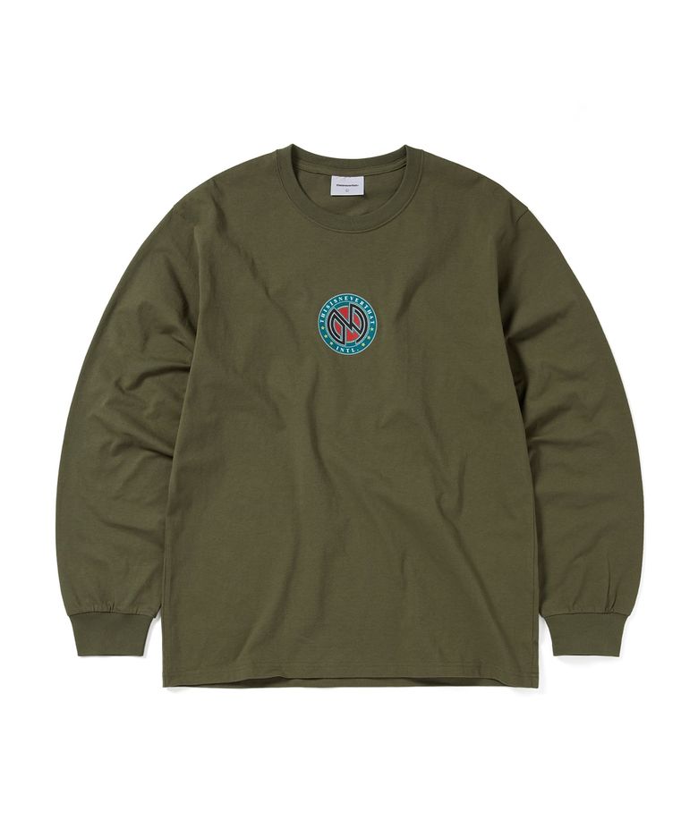 Monogram L/S Tee Olive