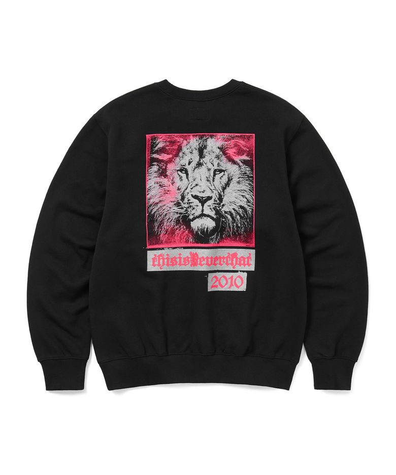 Lion 2010 Crewneck Black