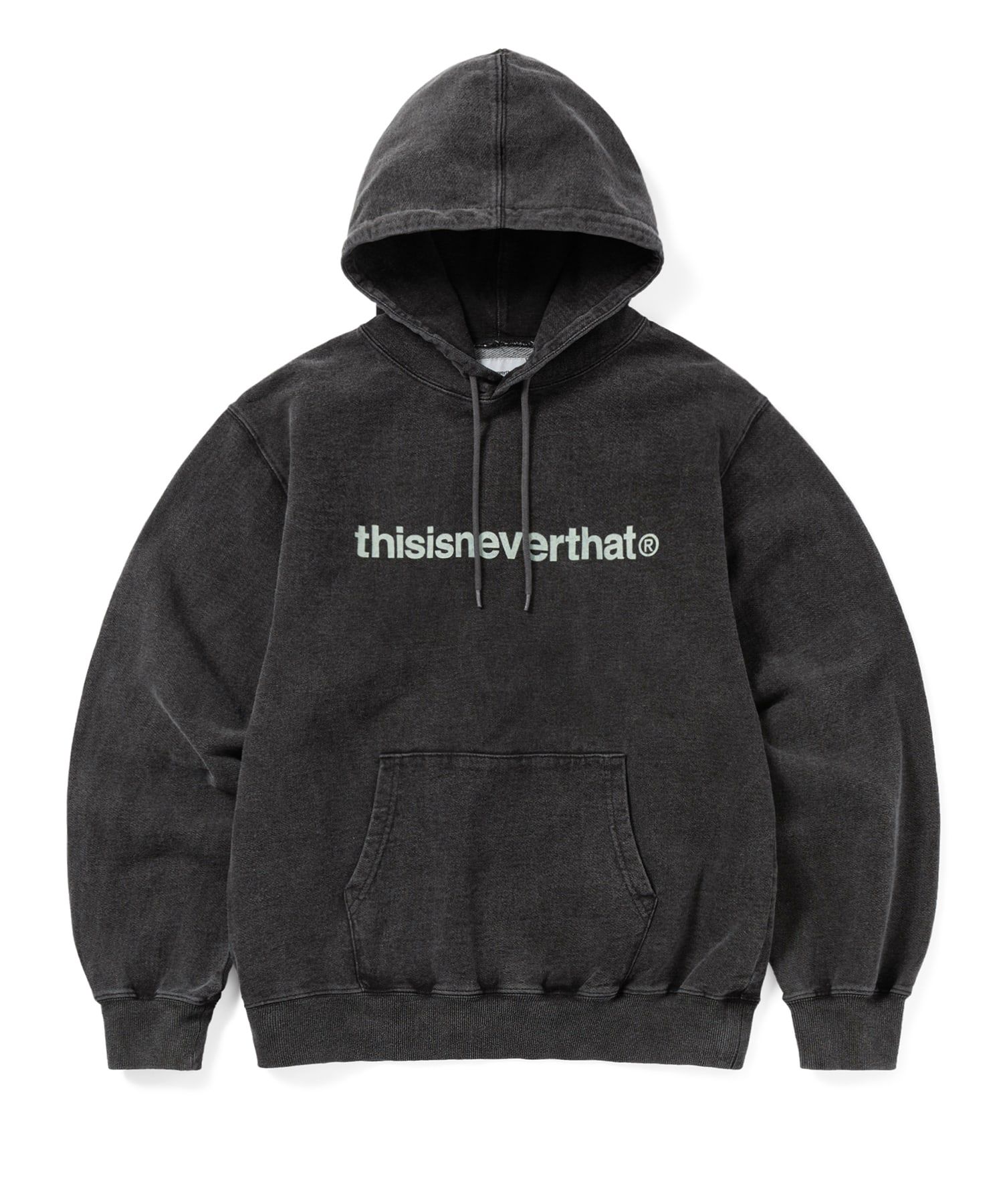 MUSINSA | thisisneverthat T-Logo LT Hoodie Washed Black