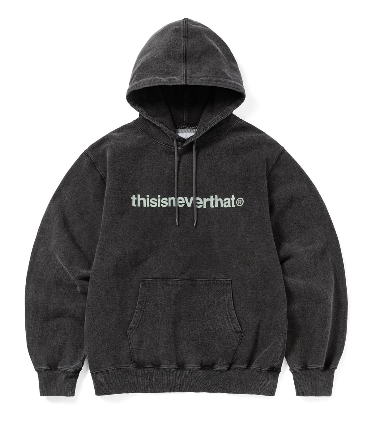 디스이즈네버댓(THISISNEVERTHAT) T-Logo LT Hoodie Washed Black