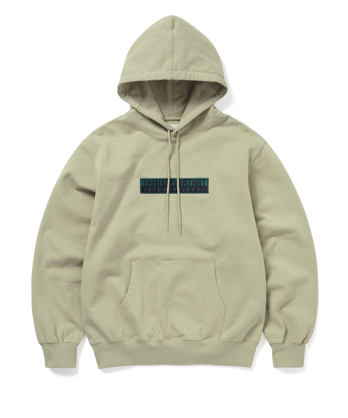 디스이즈네버댓(THISISNEVERTHAT) TNT International Hoodie Stone