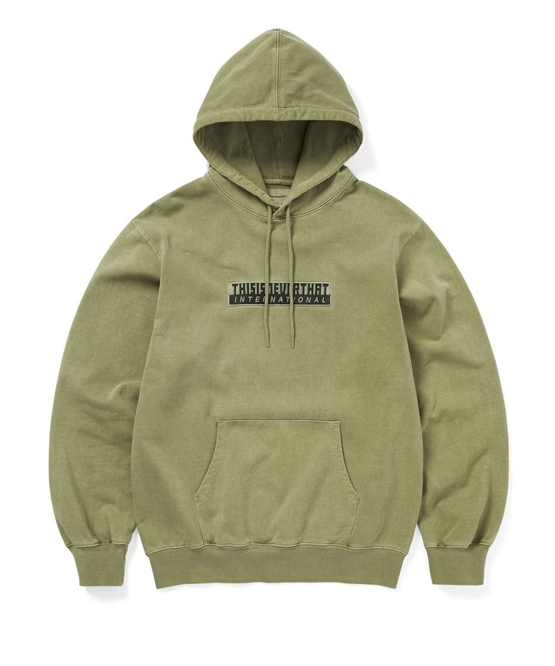 TNT International Hoodie Light Moss